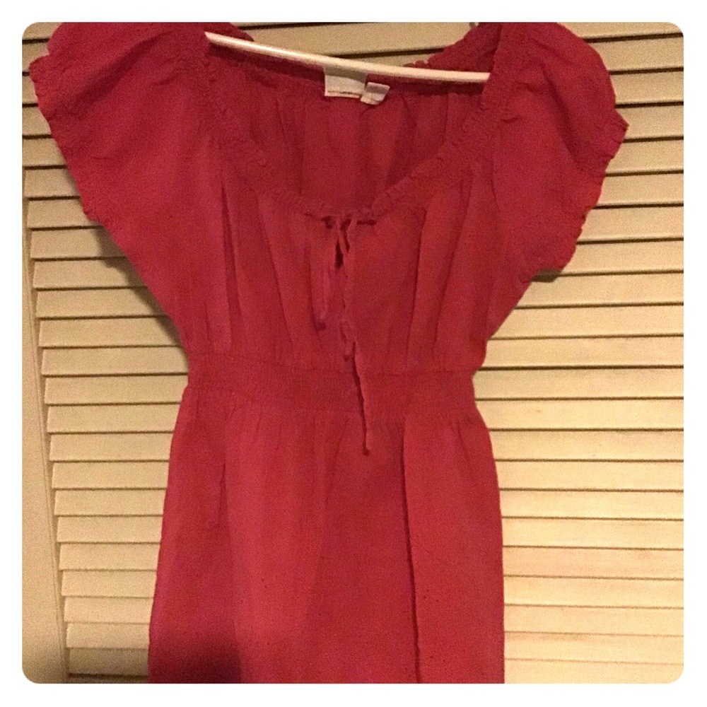 Ladies pink pheasant style pink blouse